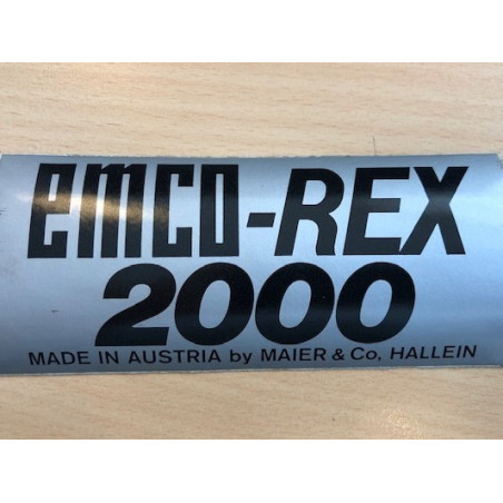 Firmenschild Emco REX 2000